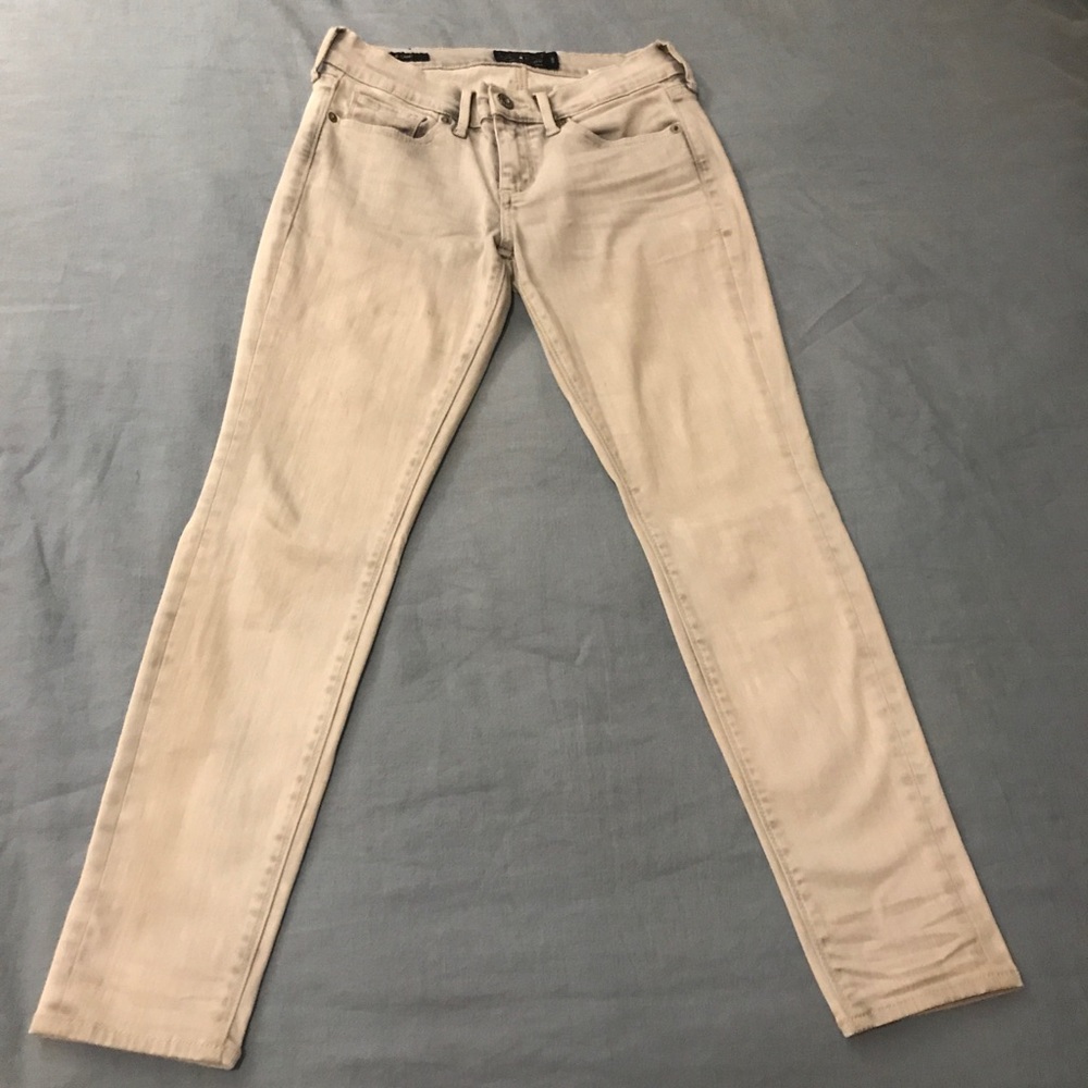 Lucky Brand Light Gray Low Rise Jeans